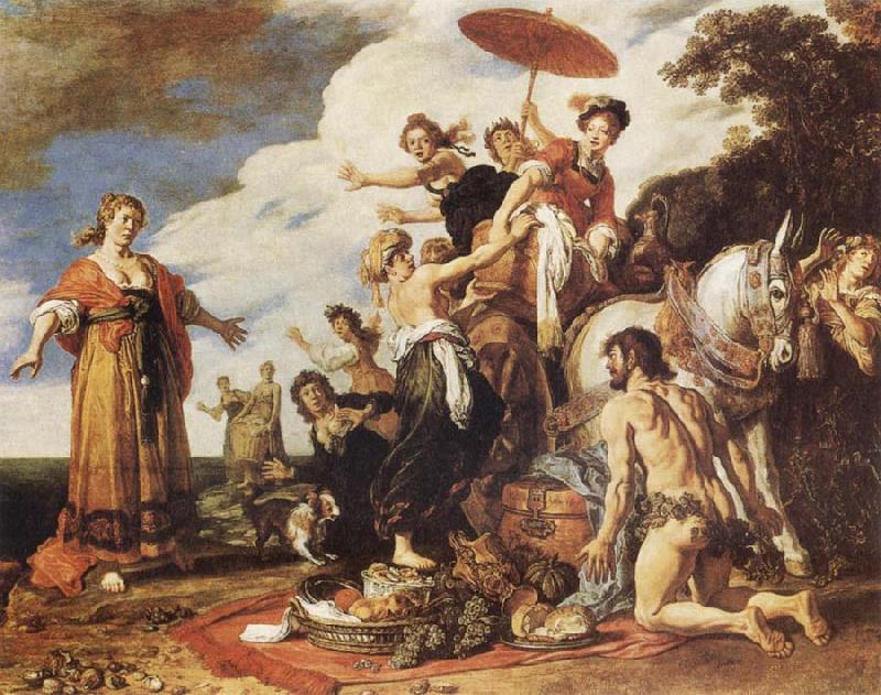 Peter Paul Rubens Odysseus and Nausicaa Sweden oil painting art